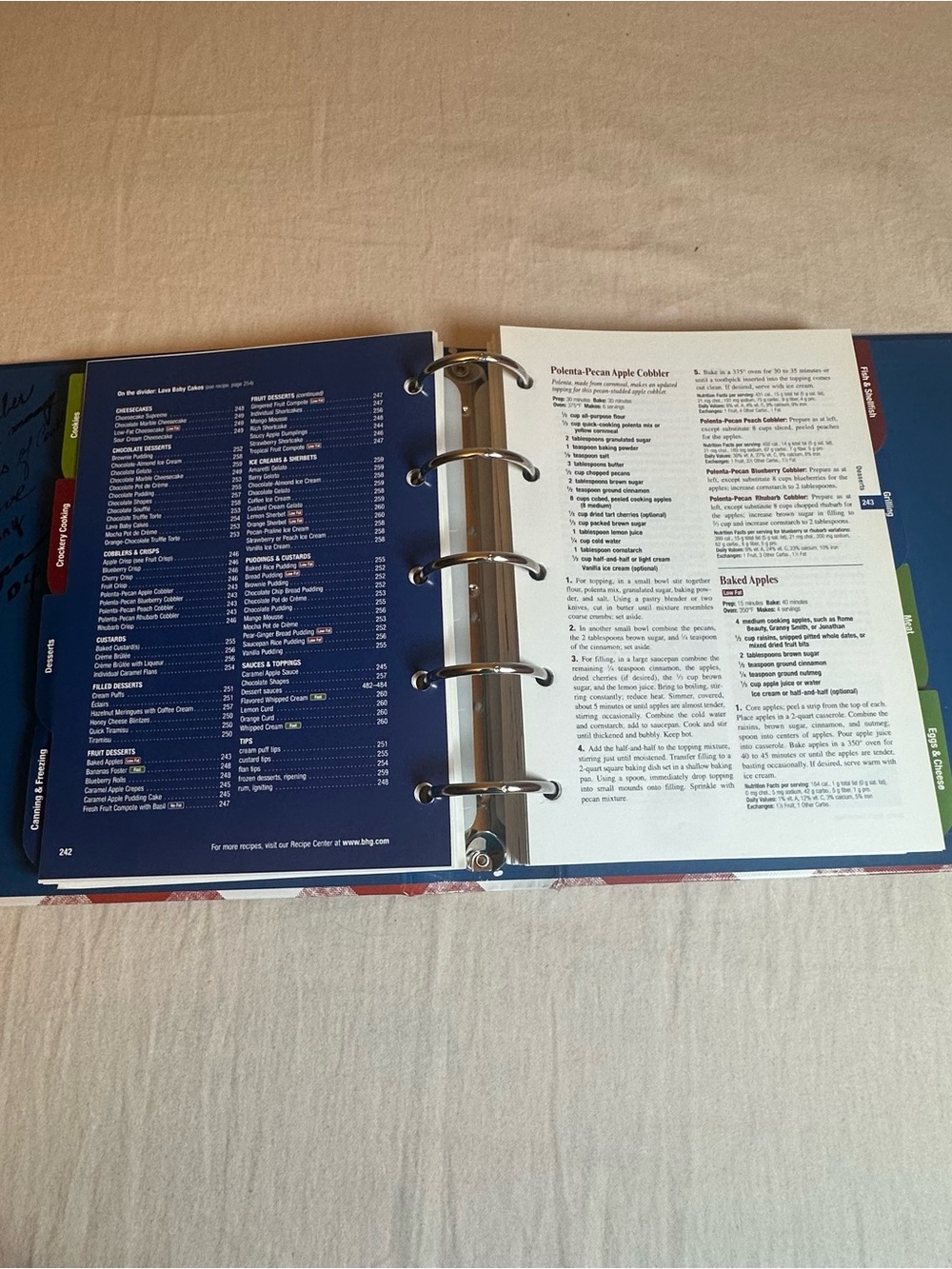 Vintage 12th Edition Better Homes And Gardens Binder New Cookbook 2003 - Picture 7 of 11